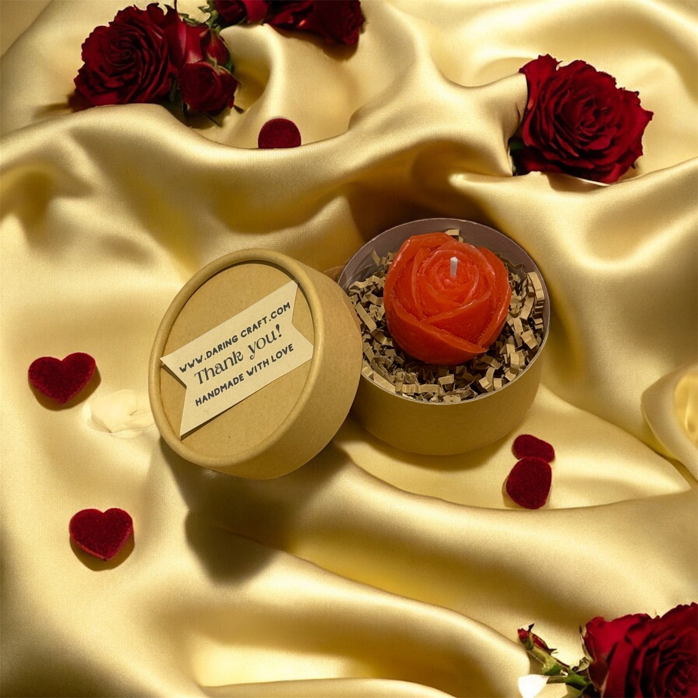 Rose candle