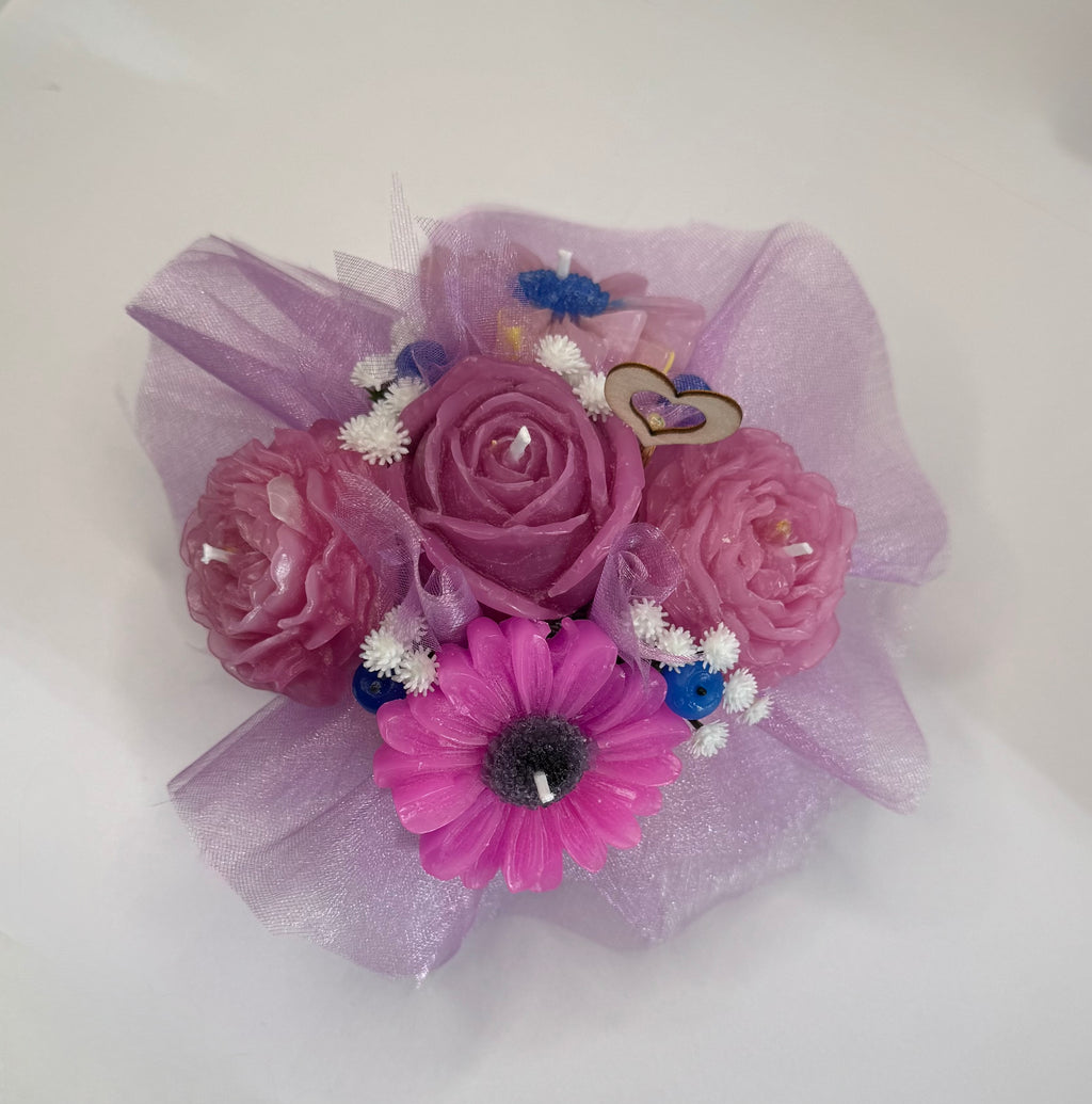 Floral Candle Bouquet