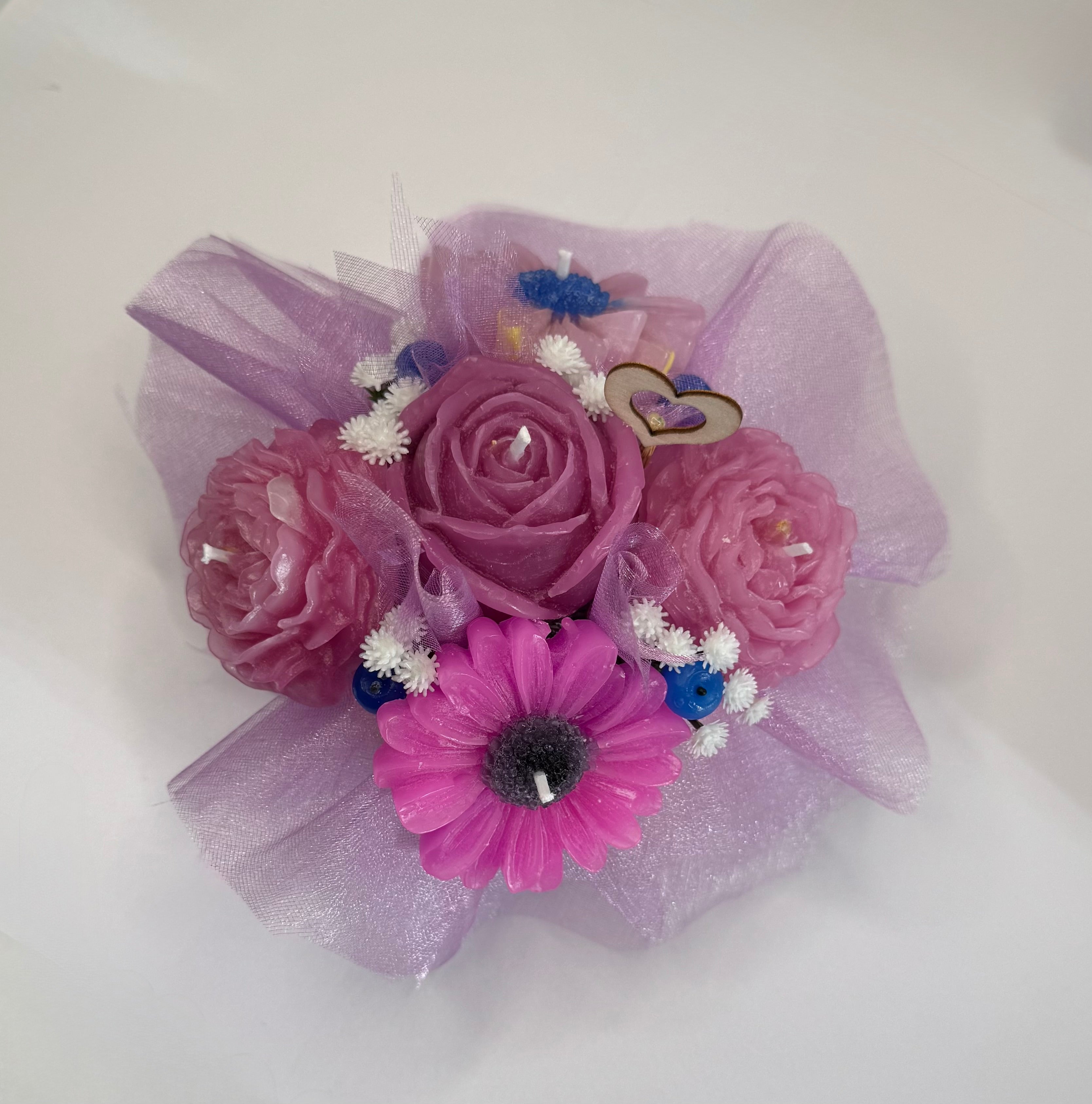 Floral Candle Bouquet