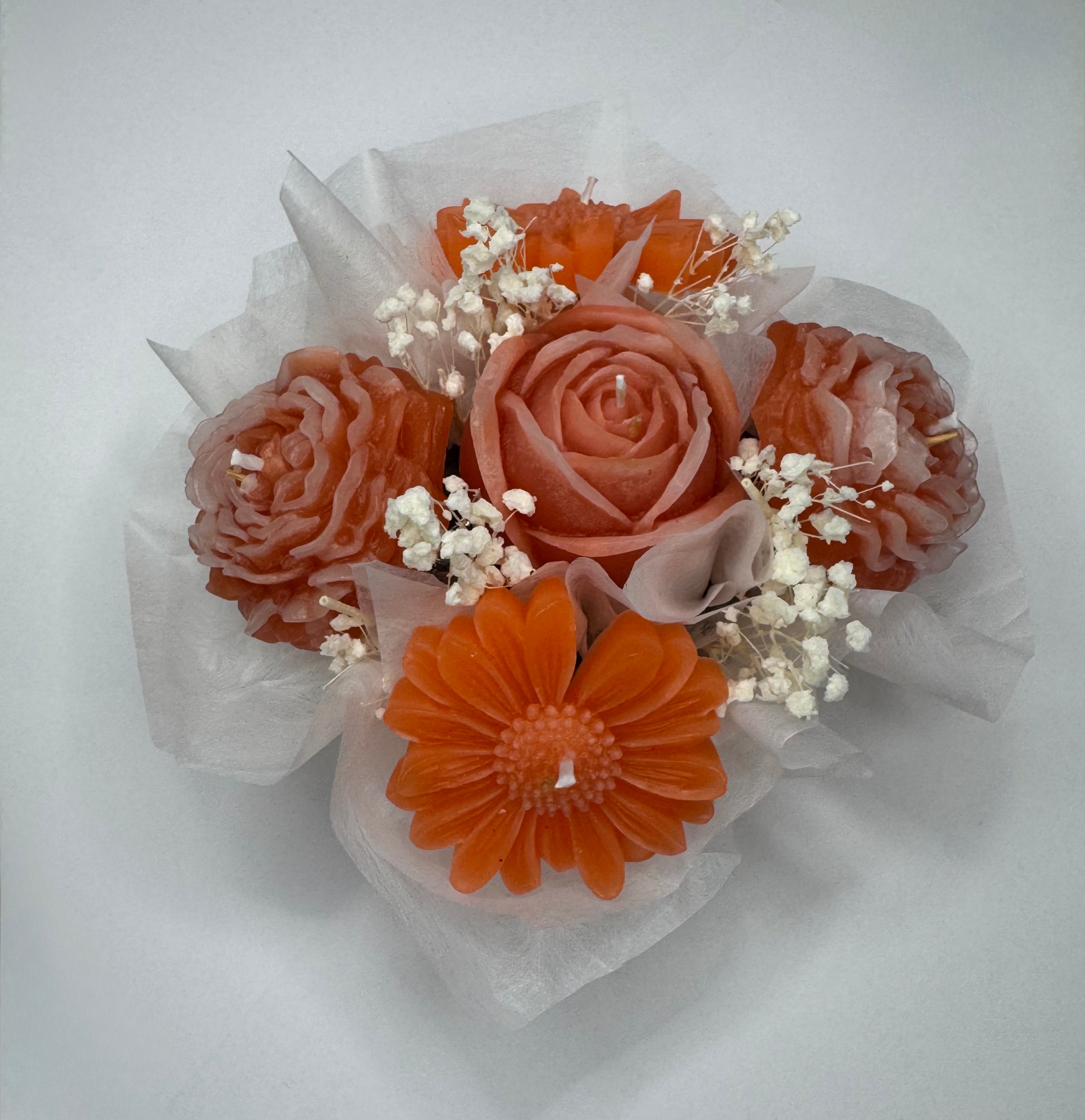 Floral Candle Bouquet