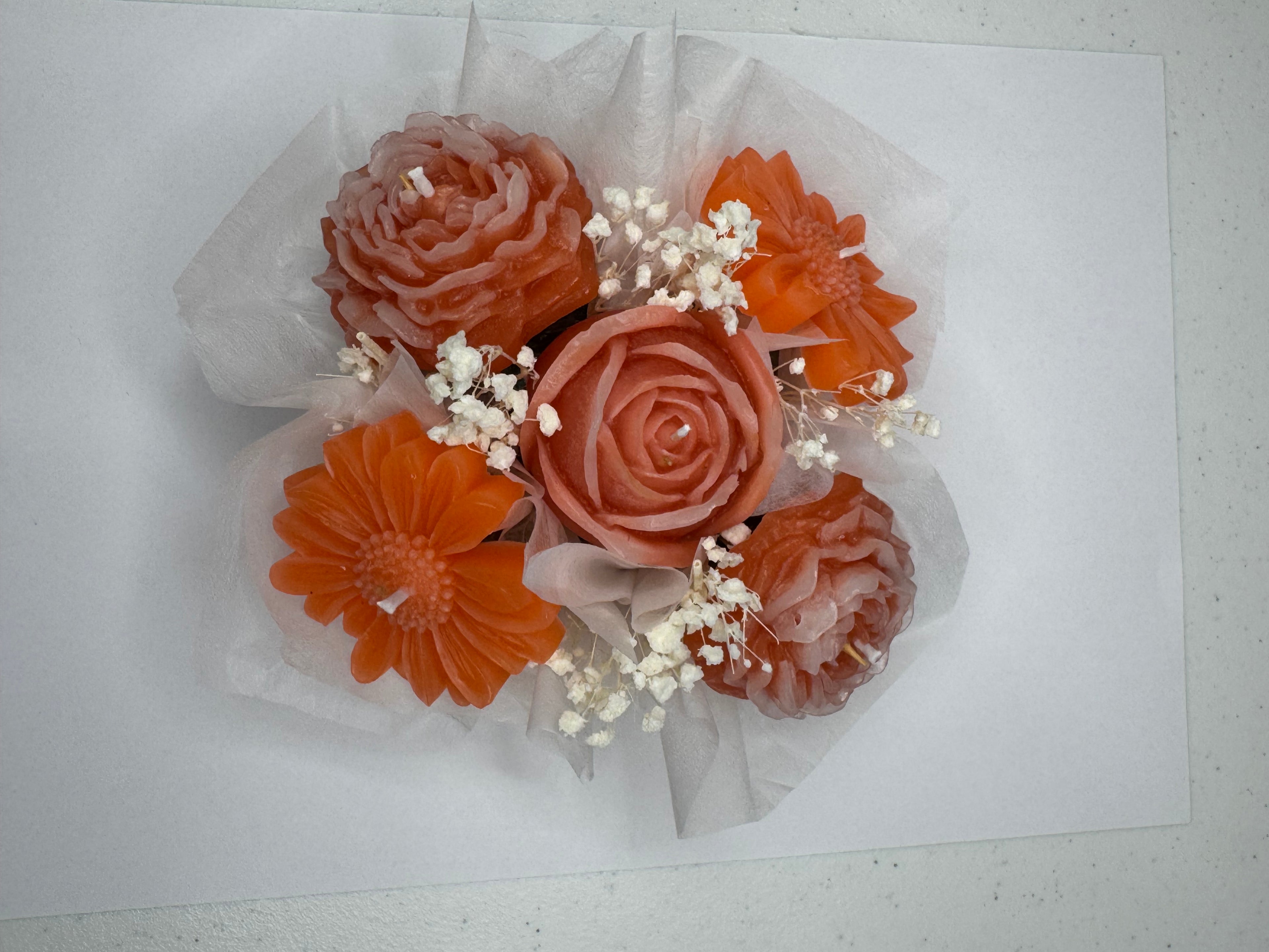 Floral Candle Bouquet