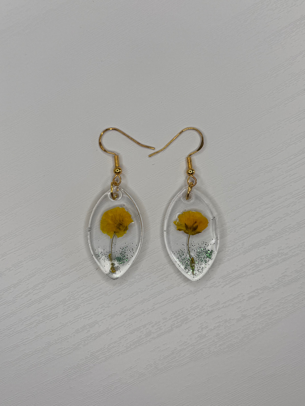 Pressed Flower Earrings