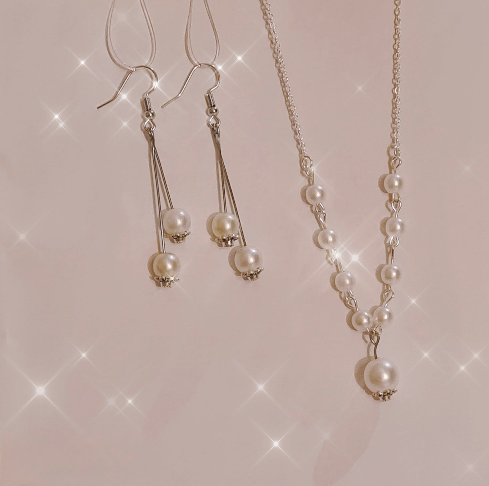 Necklace and earrings
