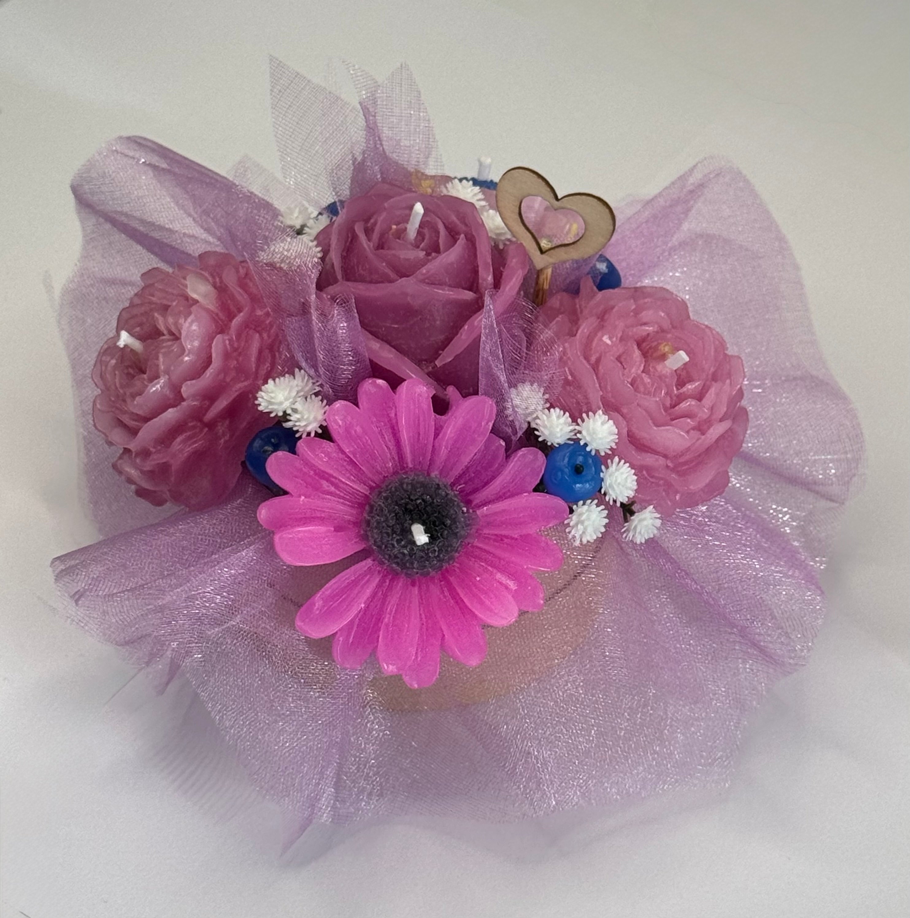 Floral Candle Bouquet