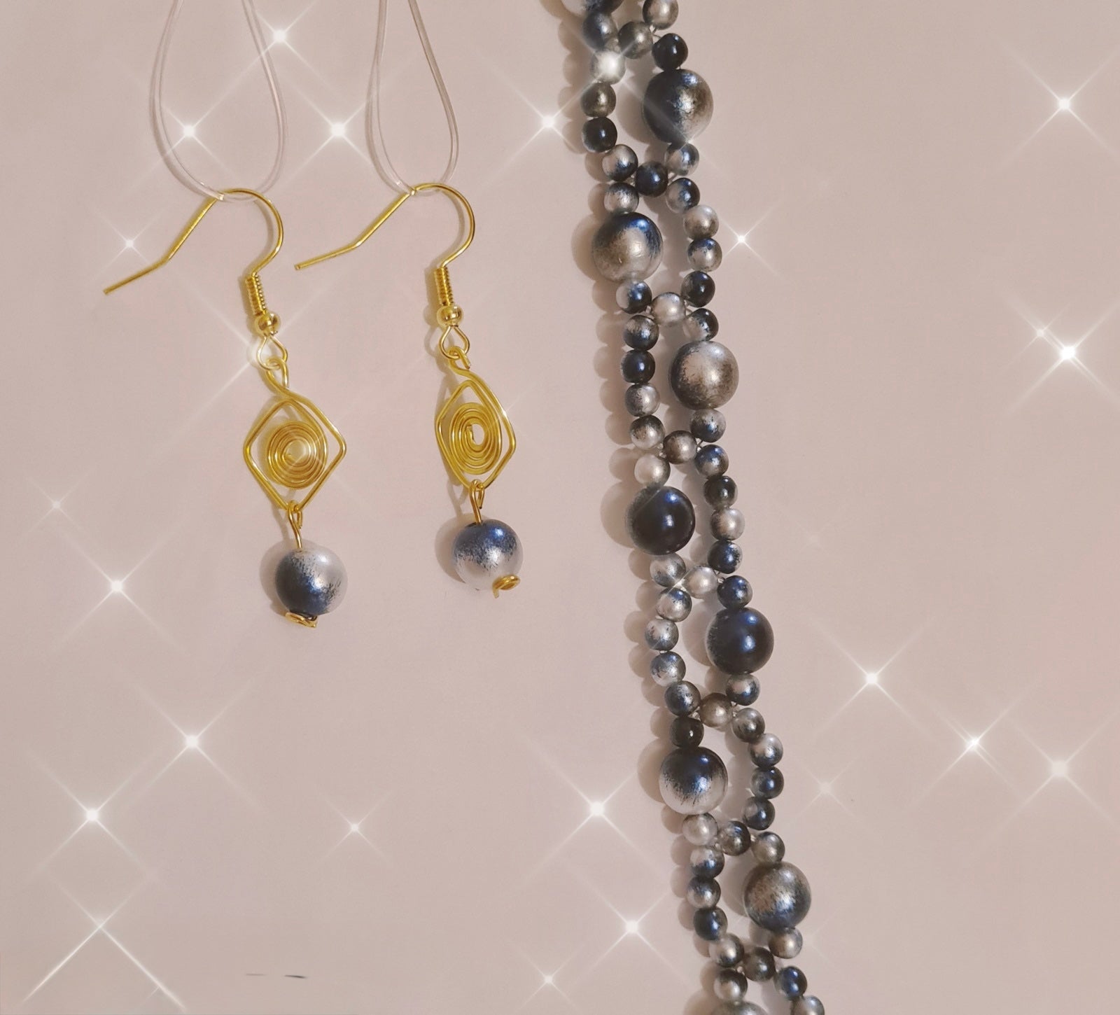 Bracelet & earrings