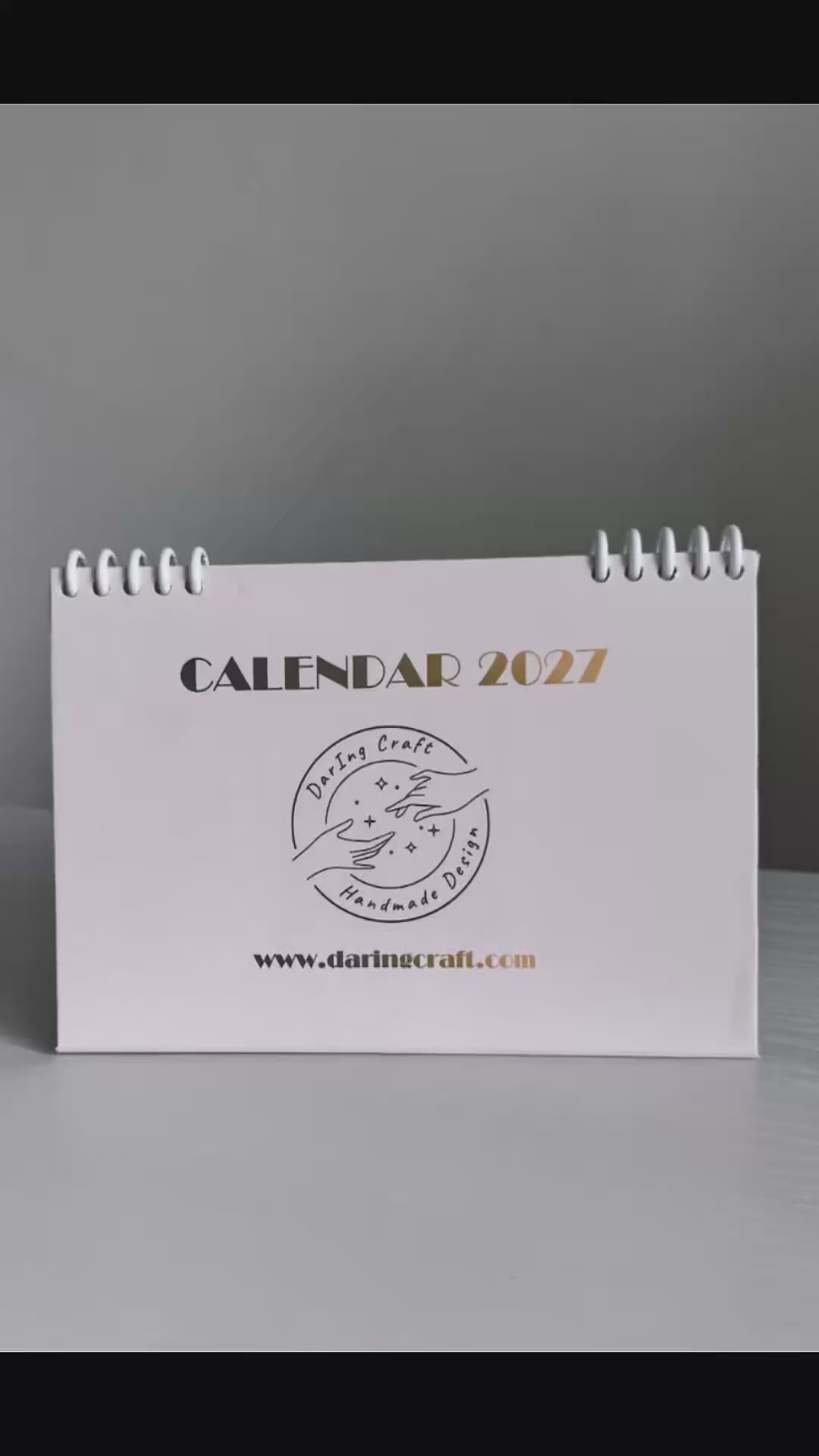 2027 Scenic Desk Calendar